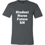 T-Shirts for Men: Student Nurse Future RN (White Text)