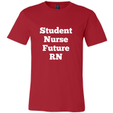 T-Shirts for Men: Student Nurse Future RN (White Text)