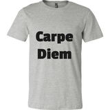 T-Shirts for Men: Carpe Diem (Black Text)