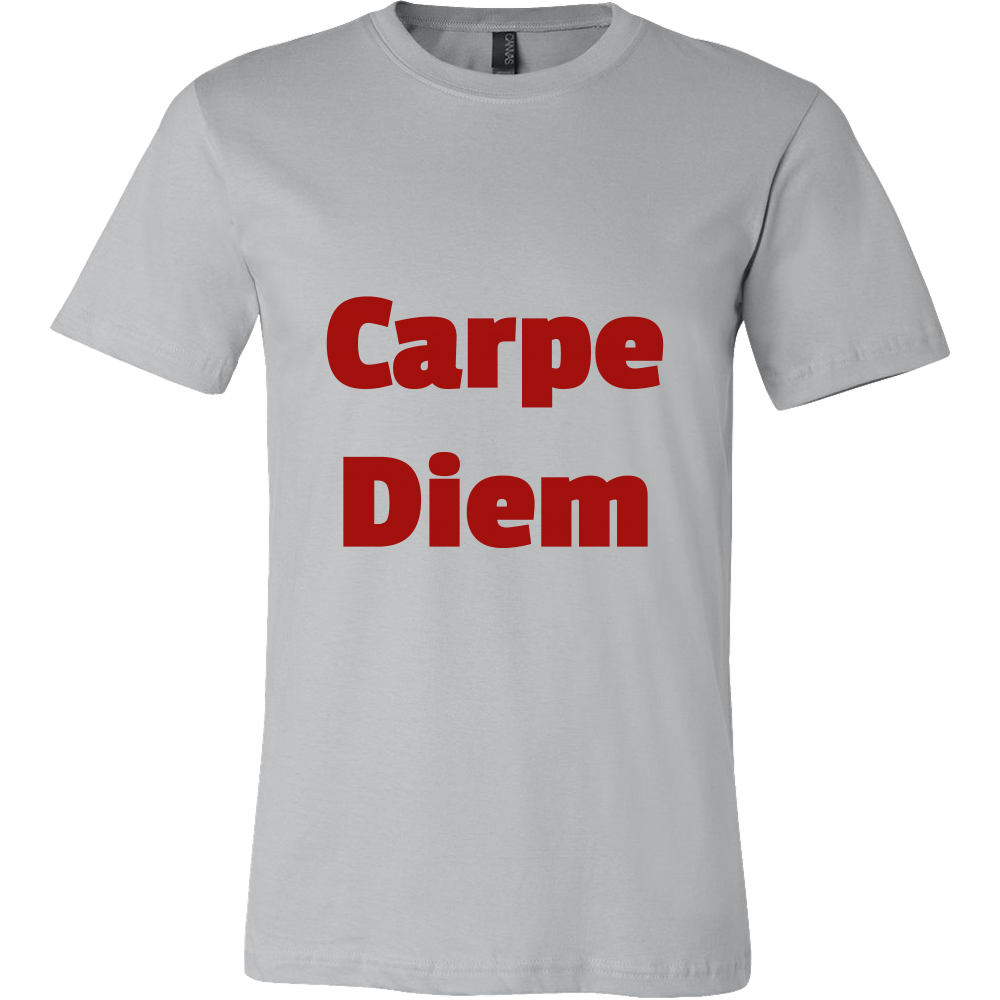 T-Shirts for Men: Carpe Diem (Red Text)