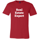 T-Shirts for Men: Real Estate Expert (White Text)
